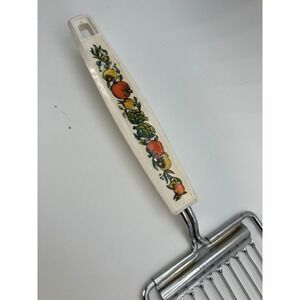 Vintage EKCO USA‎ Fruit Handle Stainless Steal Cheese Veggie Slicer Mid Century
